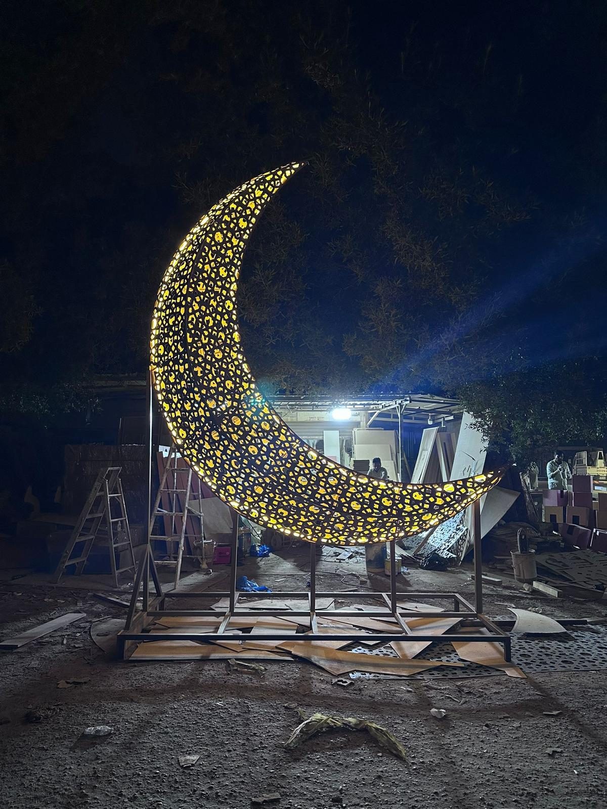 360 Mall Ramadan Crescent Display