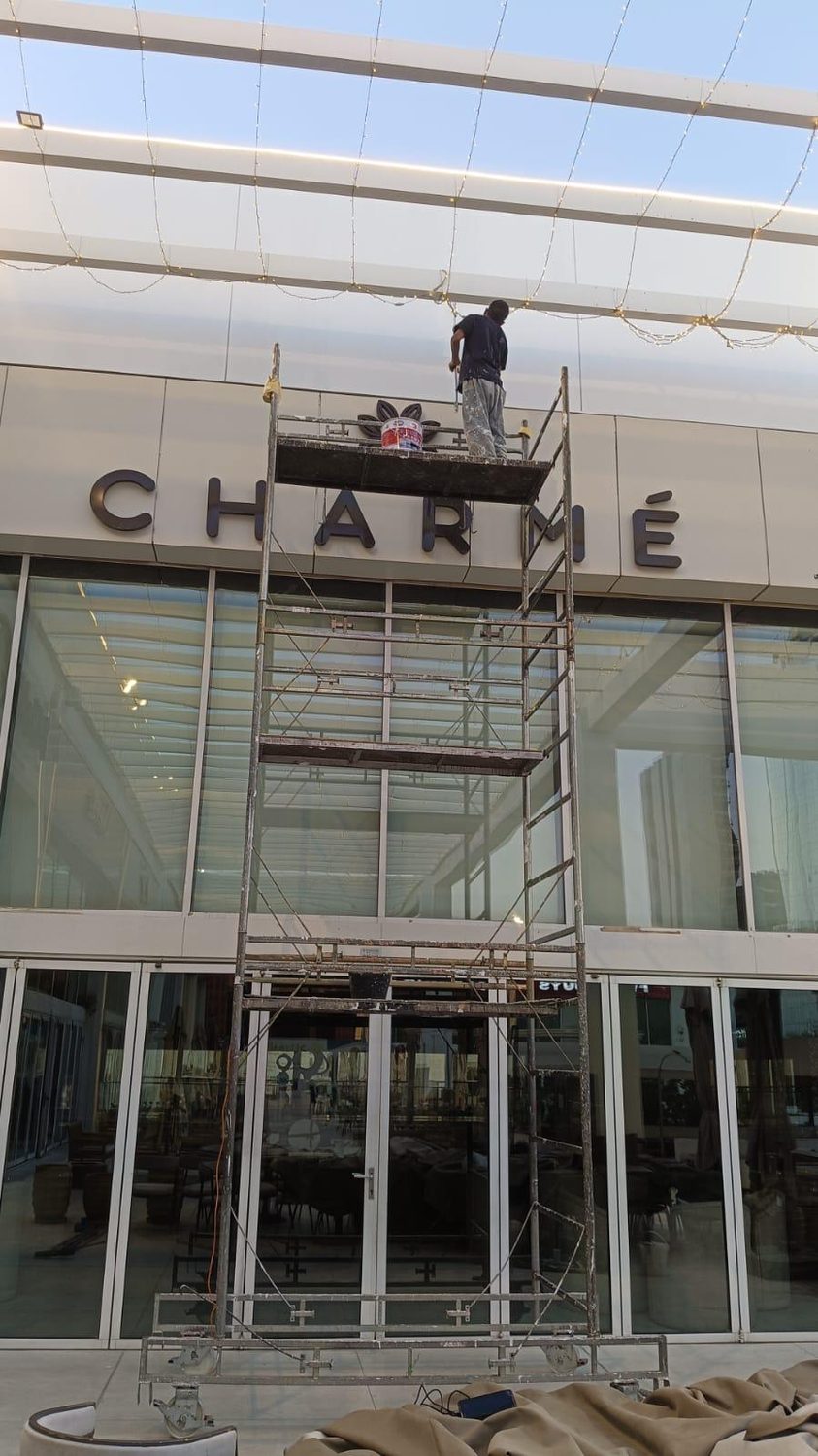 Light Mall Exterior Refurbishment handling