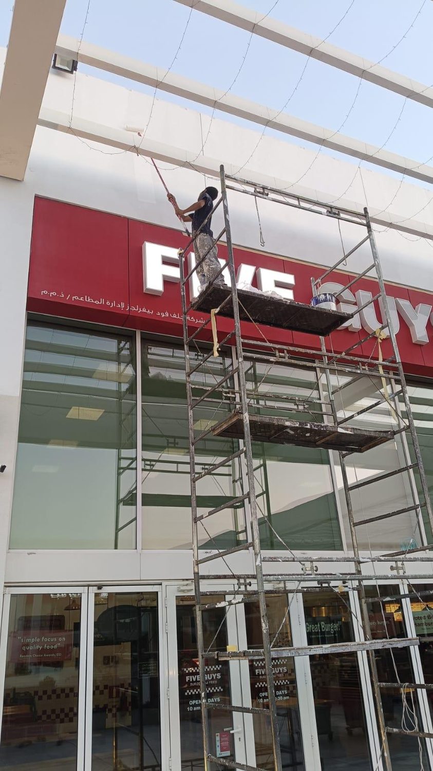 Light Mall Exterior Refurbishment handling
